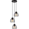 Image de Lucide FILOX - Hanglamp - Ø 44,5 cm - 3xE27 - Zwart