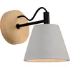 Image de Lucide POSSIO - Wandlamp - 1xE14 - Grijs - Japandi