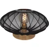 Image de Lucide CORINA - Tafellamp - Ø 40 cm - 1xE27 - Zwart - Japandi