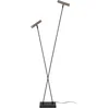 Image de Lucide DUARTE - Vloerlamp - 2xG9 - Grijs ijzer | Vibes