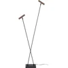 Image de Lucide DUARTE - Vloerlamp - 2xG9 - Koffie | Vibes