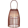 Image de Lucide FJARA - Oplaadbare Tafellamp Binnen/Buiten - Accu/Batterij - Ø 17,5 cm - LED 3 StepDim - 1x0,3W 3000K - IP44 - Roest bruin