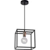 Image de Lucide ARTHUR - Hanglamp - 1xE27 - Zwart