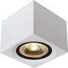 Image de Lucide FEDLER - Plafondspot (Plafondlamp) - LED Dim to warm - GU10 (ES111) - 1x12W 2200K/3000K - Wit