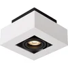 Image de Lucide XIRAX - Plafondspot (Plafondlamp) - LED Dim to warm - GU10 - 1x5W 2200K/3000K - Wit