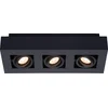 Image de Lucide XIRAX - Plafondspot (Plafondlamp) - LED Dim to warm - GU10 - 3x5W 2200K/3000K - Zwart