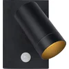 Image de Lucide TAYLOR - Wandspot / Wandlamp Binnen/Buiten - 1xGU10 - IP54 - Bewegingssensor - Zwart