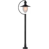 Image de Lucide ARUBA - Lantaarnpaal - Ø 25 cm - 1xE27 - IP44 - Zwart