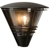 Image de Lucide LIVIA - Wandlamp Binnen/Buiten - 1xE27 - IP44 - Zwart