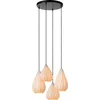 Image de Lucide CINZIA - Hanglamp - Ø 55,5 cm - 4xE27 - Wit - Japandi