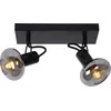 Image de Lucide MADEE - Plafondspot (Plafondlamp) - 2xE14 - Zwart