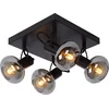 Image de Lucide MADEE - Plafondspot (Plafondlamp) - 4xE14 - Zwart
