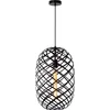 Image de Lucide WOLFRAM - Hanglamp - Ø 32 cm - 1xE27 - Zwart