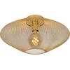 Image de Lucide MESH - Plafonnière (Plafondlamp) - Ø 45 cm - 1xE27 - Mat Goud / Messing
