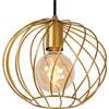 Image de Lucide DANZA - Hanglamp - Ø 25 cm - 1xE27 - Mat Goud / Messing
