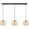 Image de Lucide DANZA - Hanglamp - 3xE27 - Mat Goud / Messing
