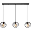 Image de Lucide DANZA - Hanglamp - 3xE27 - Zwart