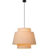 Image de Lucide TRIBUTE - Hanglamp - Ø 60 cm - 1xE27 - Beige - Japandi