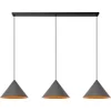 Image de Lucide SPITZE - Hanglamp - 3xE27 - Grijs | Vibes