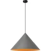 Image de Lucide SPITZE - Hanglamp - Ø 60 cm - 1xE27 - Grijs | Vibes