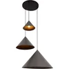 Image de Lucide SPITZE - Hanglamp - Ø 68 cm - 3xE27 - Geschikt voor vide en hoge plafonds - Grijs | Vibes