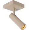 Image de Lucide GRADO - Plafondspot (Plafondlamp) - 1xGU10 (MR11) - Taupe