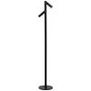 Image de Lucide ANTRIM - Oplaadbare Leeslamp Binnen/Buiten - Accu/Batterij - LED Dimbaar - 2x2,2W 2700K - IP54 - Met draadloos oplaadstation - Zwart