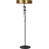 Image de Lucide GIADA - Vloerlamp - Ø 45 cm - 2xE27 - Mat Goud / Messing
