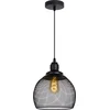 Image de Lucide MESH - Hanglamp - Ø 22 cm - 1xE27 - Zwart