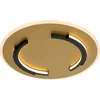 Image de Lucide ANDREAS - Plafonnière (Plafondlamp) - Ø 39,6 cm - LED - 1x30W 2700K - Mat Goud / Messing
