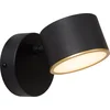 Image de Lucide GIAN - Wandlamp - LED Dimbaar - 1x9W 2700K - Zwart