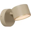 Image de Lucide GIAN - Wandlamp - LED Dimbaar - 1x9W 2700K - Taupe