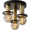 Image de Lucide ANAKA - Plafonnière (Plafondlamp) - Ø 30 cm - 3xE27 - Zwart