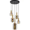 Image de Lucide JOANET - Hanglamp - Ø 66 cm - 5xE27 - Fumé