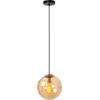 Image de Lucide MONSARAZ - Hanglamp - Ø 25 cm - 1xE27 - Amber