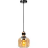 Image de Lucide ILONA - Hanglamp - Ø 18 cm - 1xE27 - Amber