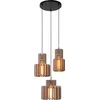 Image de Lucide ROLLO - Hanglamp - 3xE27 - Taupe - Japandi
