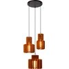 Image de Lucide ROLLO - Hanglamp - 3xE27 - Terracotta - Japandi