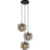 Image de Lucide MEDINE - Hanglamp - Ø 46 cm - 3xE27 - Fumé