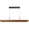 Image de Lucide LIANE - Hanglamp - LED Dimbaar - CCT - 2x40W 2700K/4000K - Roest bruin | Vibes