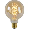 Image de Lucide G95 - Filament lamp - Ø 9,5 cm - LED Dimbaar - E27 - 1x4,9W 2200K - Amber