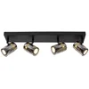 Image de Lucide UPTON - Plafondspot (Plafondlamp) - 4xGU10 - Fumé