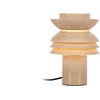Image de Lucide YINDRA - Tafellamp - Ø 17,5 cm - 1xE27 - Taupe | Vibes