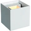 Image de Lucide AXI - Wandspot / Wandlamp Badkamer - LED - 2x3,5W 2700K - IP54 - Verstelbare stralingshoek - Wit