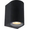 Image de Lucide ZARO - Wandspot / Wandlamp Binnen/Buiten - 1xGU10 (MR16) - IP44 - Zwart