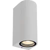 Image de Lucide ZARO - Wandspot / Wandlamp Binnen/Buiten - 2xGU10 (MR16) - IP44 - Wit