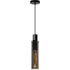 Image de Lucide ORLANDO - Hanglamp - Ø 10 cm - 1xE27 - Fumé