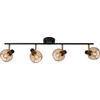 Image de Lucide MAREN - Plafondspot (Plafondlamp) - 4xE14 - Mat Goud / Messing