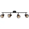 Image de Lucide MAREN - Plafondspot (Plafondlamp) - 4xE14 - Zwart