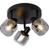 Image de Lucide BJORN - Plafondspot (Plafondlamp) - Ø 38 cm - 3xE14 - Zwart